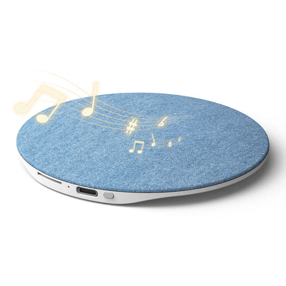 Ultra Thin Bluetooth Pillow Speaker - Wireless Stereo, Compact Mini Device with White Noise Sleep Audio, Hands-Free for Music & Audiobooks, Compatible with Ios & Android, Wireless Stereo Speaker, Compact Mini Speakers